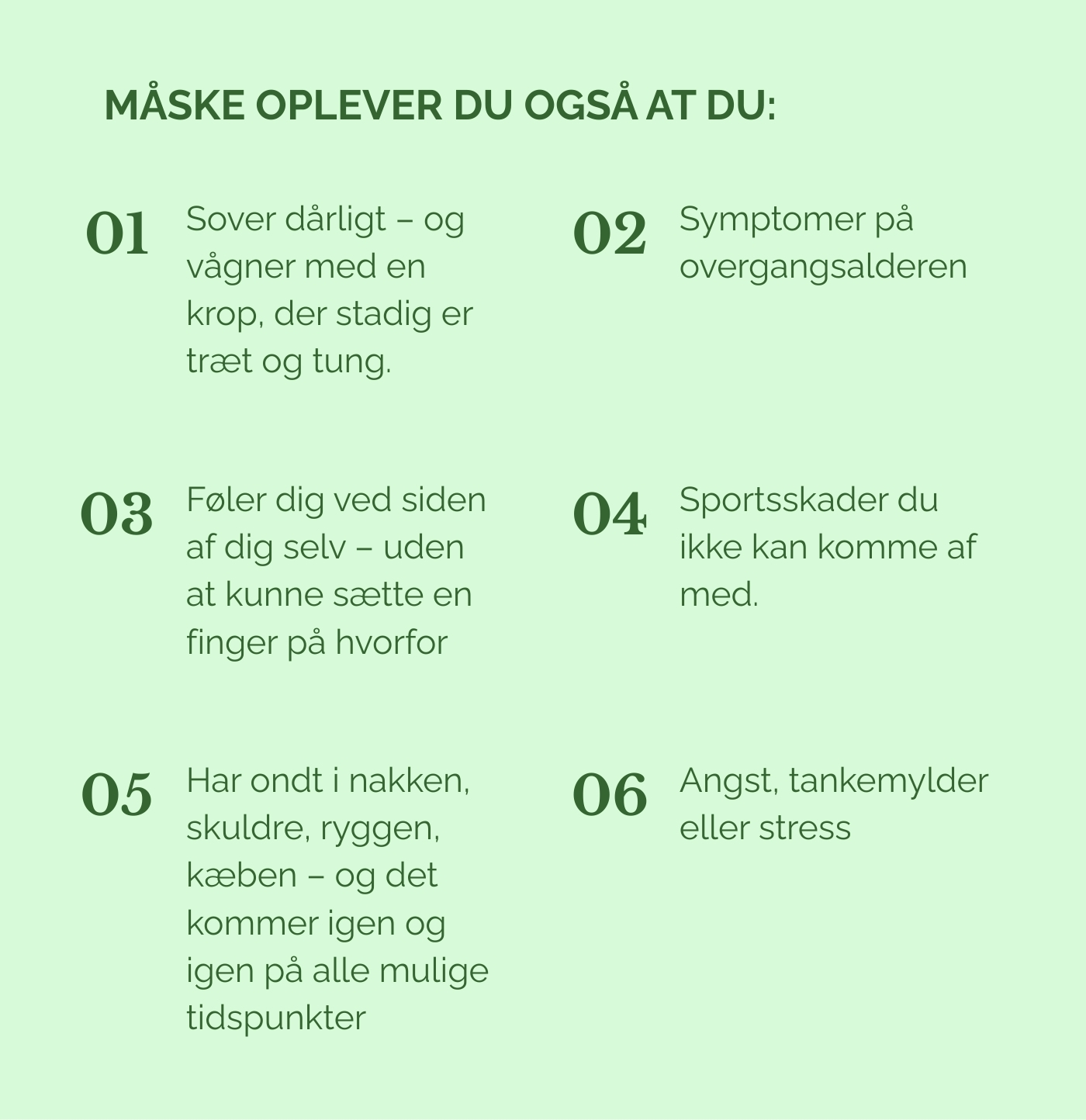 Måske du også oplever